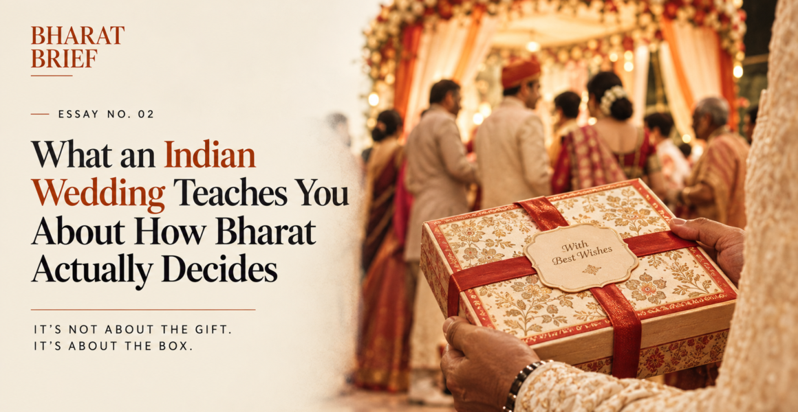 What an Indian Wedding Teaches You About How Bharat Actually Decides