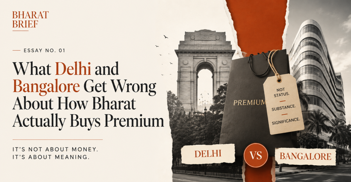 What Delhi and Bangalore Get Wrong About How Bharat Actually Buys Premium