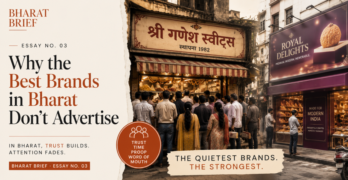Why the Best Brands in Bharat Don’t Advertise?